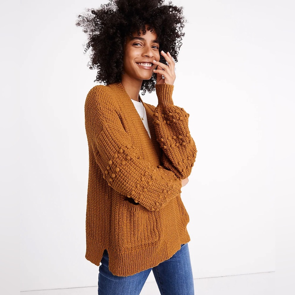 Madewell bobble cardigan sweater